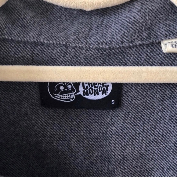 CHEAP MONDAY GREY ICHIRO BUTTON DOWN - Picture 2 of 4